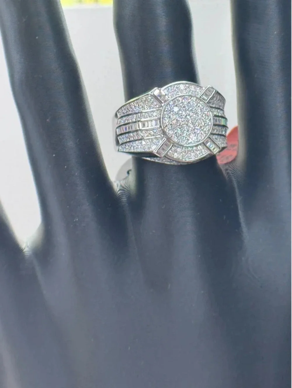 925 men’s ring size 11 Moissanite